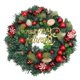 thumbnail image 1 of Corona de Navidad para puerta de entrada, corona de Navidad artificial para decoraciones de corona de Navidad Corona de Navidad interior optimizada para la excelencia, 1 of 9
