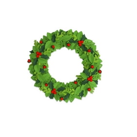 Christmas Cardinal Double Door Wreath With Bow