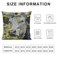 thumbnail image 5 of PRATYUS Sunflower Throw Pillow Cover for Kids Girls Boys,Rustic Milk Cow Cushion Case Yellow Floral Cushion Cover Bohemian Flowers Accent Pillow Case Wildlife Farmhouse,Yellow Blue White, 5 of 5