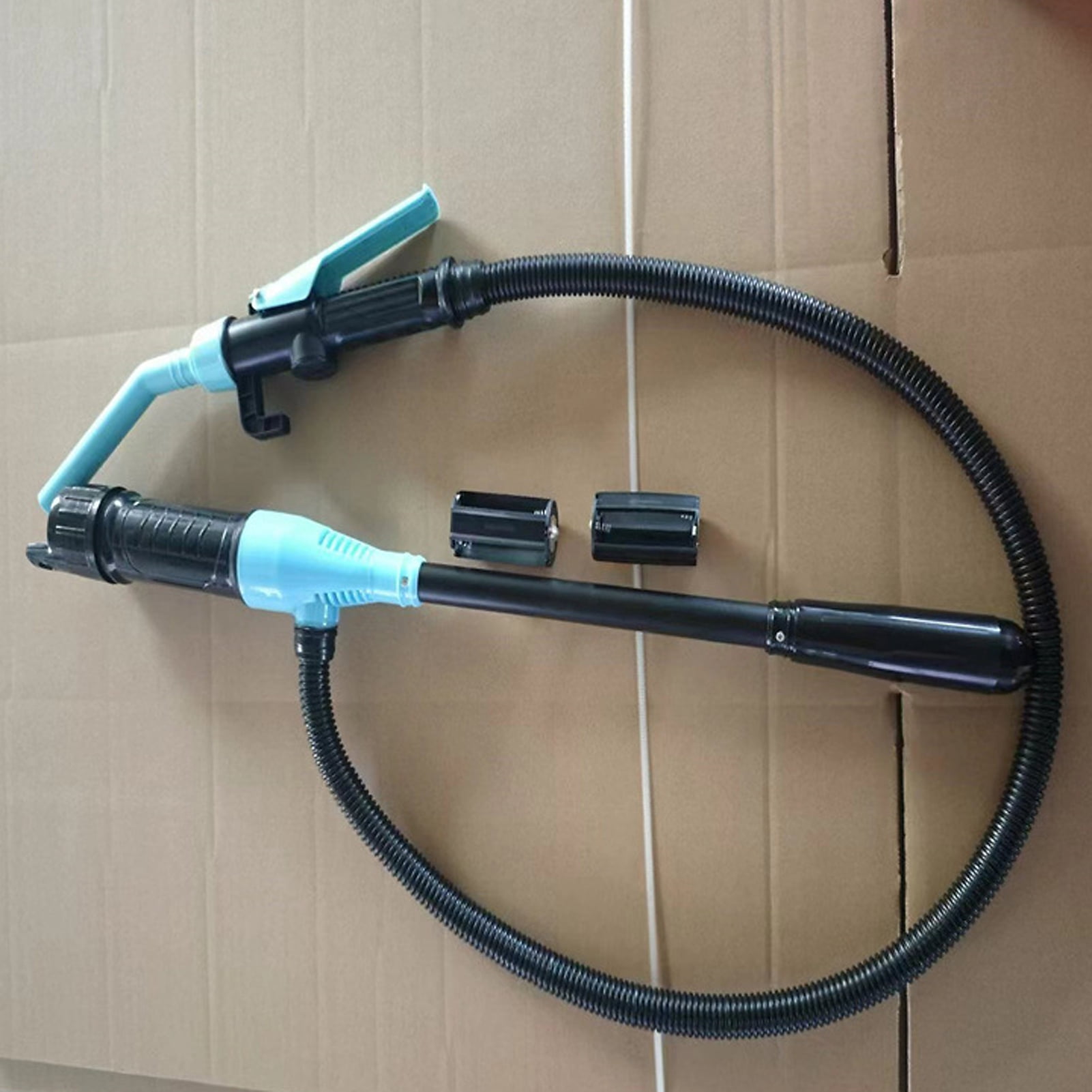 Elowen fuel transfer Portable Battery Pump for Fuel, Diesel, Water, Gasoline Electric Fuel Transfer Battery Powered Transfer Pump Siphon Pump 2.4 Gallon/Min, Tube Length 90cm/35.4inch