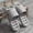Gray, variant on Mens EVA Slides Gray, Quick-Dry Pool & Gym Slides Sandals for Men, Lightweight Comfort Water Resistant for Beach Indoor Outdoor,Size 40
