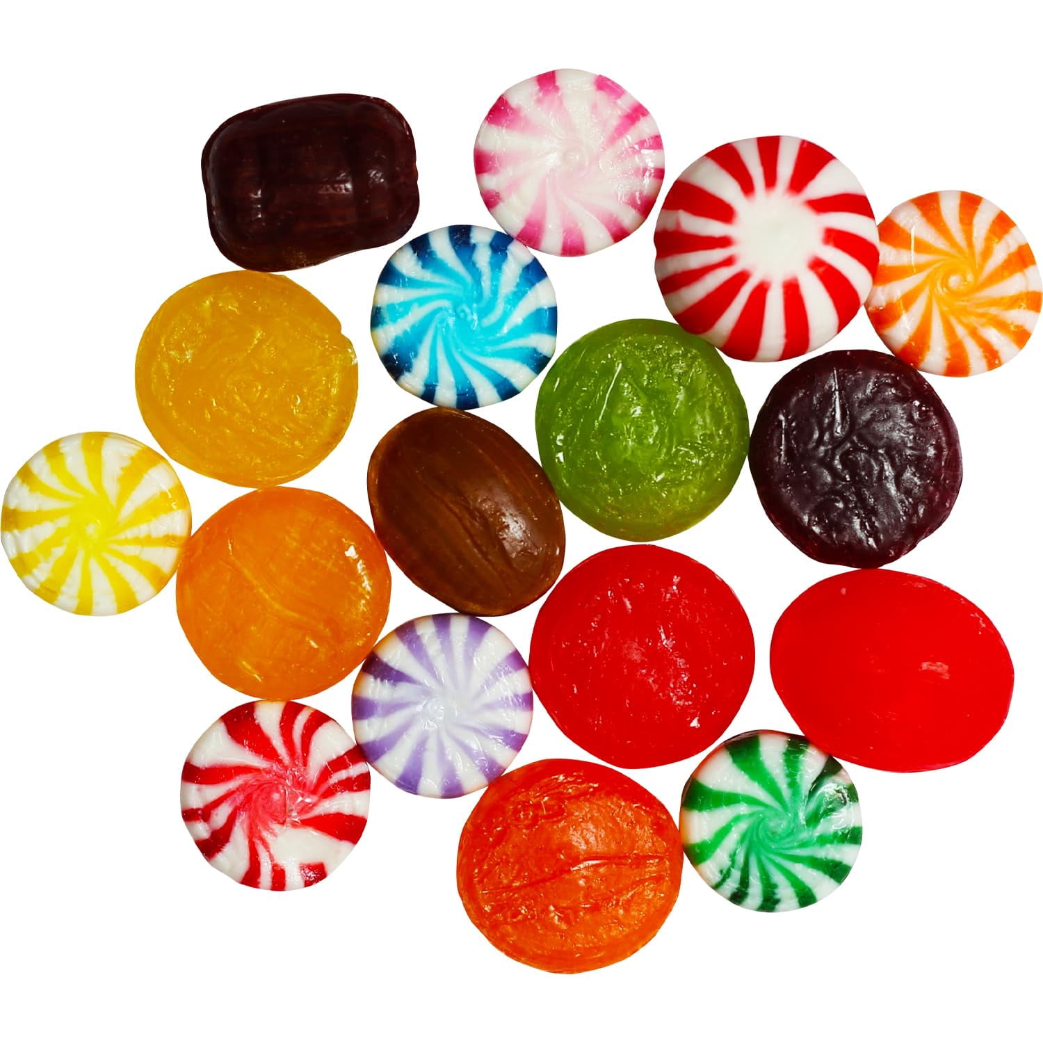 Lalees Assorted Hard Candy Mix, 4 lb Bulk Individually Wrapped Classic Candy Variety Pack for Candy Bowls, Offices, Parties & Events