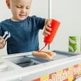 thumbnail image 6 of Melissa & Doug Wooden Snacks and Sweets Food Cart - 40+ Play Food Pieces, Reversible Awning, 6 of 11