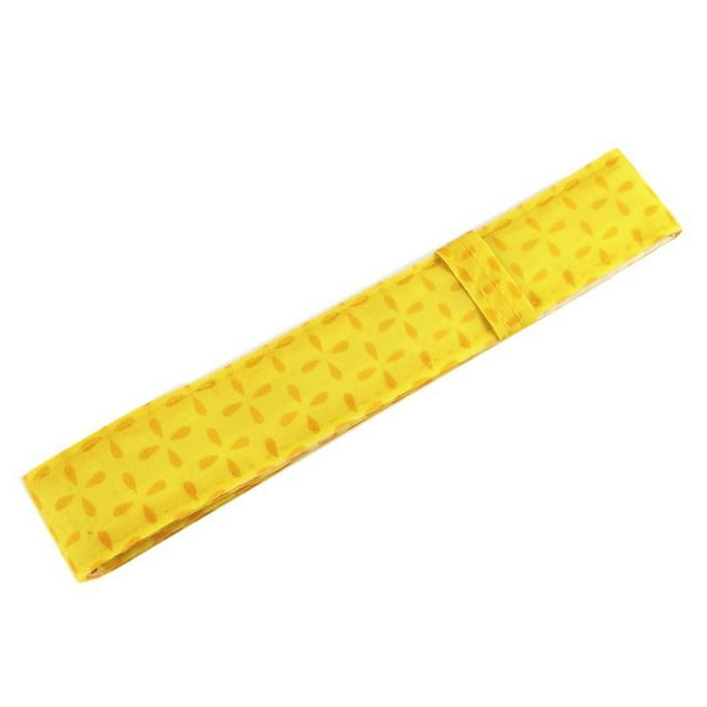 2 Pcs Bandes de Cuisson Colorées, Bandes de Moule à Gâteau, Bandes de Coton Épais Absorbantes, Protection de Plateau de Cuisson, Chaîne de Cuisson pour Bords Propres, Jaune