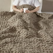 Chenille Chunky Knit Throw