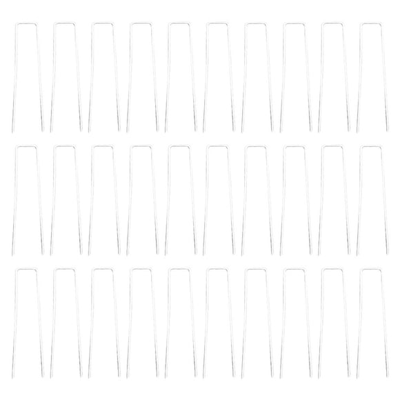 LEEYNEER 30pcs Garden Landscape Staples Professional Stakes for Weed Barrier Fabric