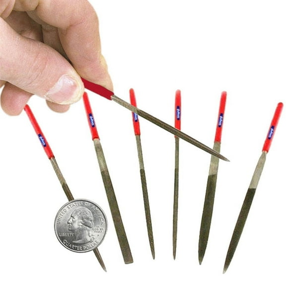 100mm Mini Needle File Set 6 Pcs Cut 2 Jewelry Beading Hobby Crafts Metal Tool