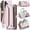 Pink, variant on Crossbody for Samsung Galaxy A35 Case Wallet【RFID Blocking】with 10-Card Holder Zipper Bills Slot, Soft PU Leather Magnetic Shoulder Wrist Strap for Samsung Galaxy A35 Wallet Case Women