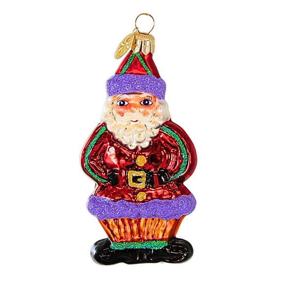 Christopher Radko Company 4.25In Ginger Snap Santa, Glass, Ornament Christmas 4920
