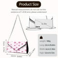thumbnail image 7 of Xixirimido Clutch Purses for Women Evening Handbags for Formal Wedding Party Cocktail Prom Crossbody Envelope Bag with Detachable Chain, Valentine's Pink Hearts, 7 of 7