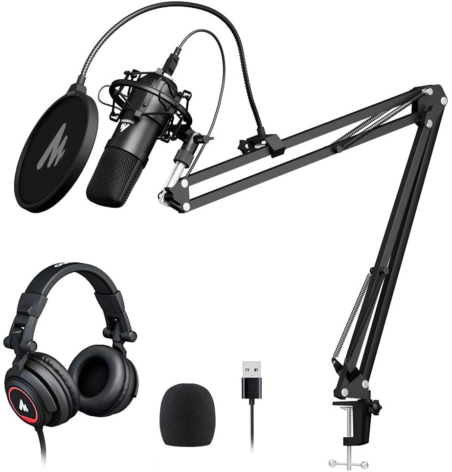 podcast microphone headset