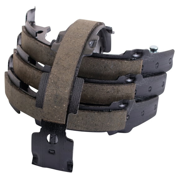 TRQ Rear Parking Brake Shoe Set Fits Select 2016-2019 Toyota Mirai 2012-2017 Prius V