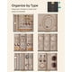 thumbnail image 3 of Joyero SONGMICS Organizador de 6 capas con tapa de vidrio grafito, 3 of 7