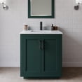 thumbnail image 2 of Wyndham Collection Miranda 30" Wood Single Bathroom Vanity in Black Trim/Green, 2 of 5