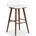 thumbnail image 3 of Safavieh Tazmyn  Wood  Counterstool in White / Walnut, 3 of 14