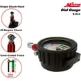 Milton (S934) Dial Tire Pressure Gauge Single Head Tire Tread Depth