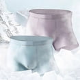 thumbnail image 2 of 3pcs Ice Silk 5a Antibacterial Mulberry Silk Men's Underwear, Cold Summer(l), 2 of 4