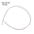 thumbnail image 2 of Unique Bargains 10pcs Pre-soldered Micro SMD LED Emerald-Green Light Diode 0402 DC 2.8-3V for DIY, 2 of 4