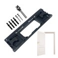 thumbnail image 4 of Cabinet Door Hinge Jig, Metal Adjustable Hinge Jig for Drilling, Accurate Locking Cabinet Hinge Jig, Door Hinge Tool, Quick Punch Cabinet Hardware Jig, 4 of 9