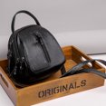 thumbnail image 5 of Moda mujer suave PU cuero Messenger Bag Casual pequeños bolsos (negro), 5 of 5