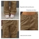 thumbnail image 1 of Pantalones Sueltos Para Mujer, Pantalones Deportivos Con Bandas En Los Tobillos De Poliéster, Bolsillos Grandes Con Costuras Laterales, 2 Botones Laterales Para Viajes ANGGREK Caqui L, 1 of 6
