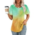 thumbnail image 2 of Ladies Tops And Blouses Clearance Sale Workout Shirts Women Loose Cute Graphic Crop Tops for Women My Orders Placed Recently By Me My Account, 2 of 6