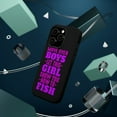 thumbnail image 3 of DistinctInk MagSafe Tough Case for Apple iPhone 15 Pro (6.1" Screen) - Move Over Boys, Girls Show You How to Fish - Wireless Charging Compatible, 3 of 6