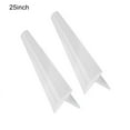 thumbnail image 3 of Porfeet 2Pcs/Set Rubber Oilproof Heat-resistant Stove Counter Gap Cover Kitchen Gadgets,Transparent 25inch, 3 of 10