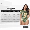 thumbnail image 3 of Goofa Lilies Flowers Printed Women Rash Guard Short Sleeve,Tummy control Swimsuit Surfing Swimsuit Bathing Suit One Piece Swimsuit UPF 50-Medium, 3 of 9