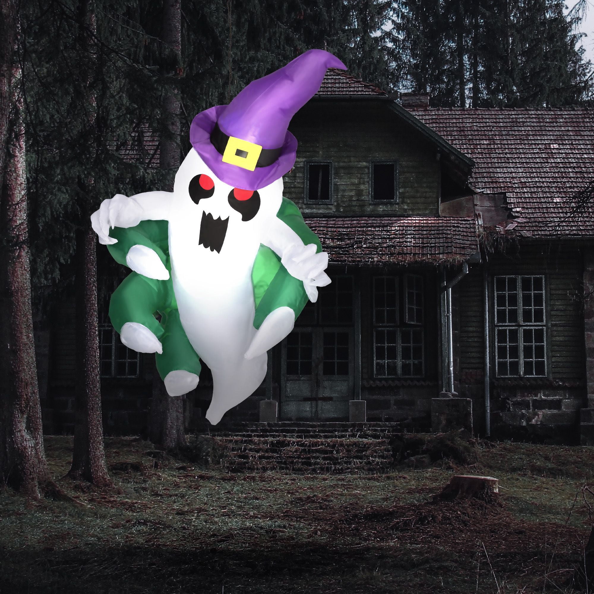 Alvantor Inflatable Halloween Sticker 3.9ft Halloween Ghost Decorations for Indoor Outdoor