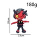 thumbnail image 1 of TV Hazbin Hotel (2024) Peluche de cosplay del pato Alastor rojo de terror, 1 of 5