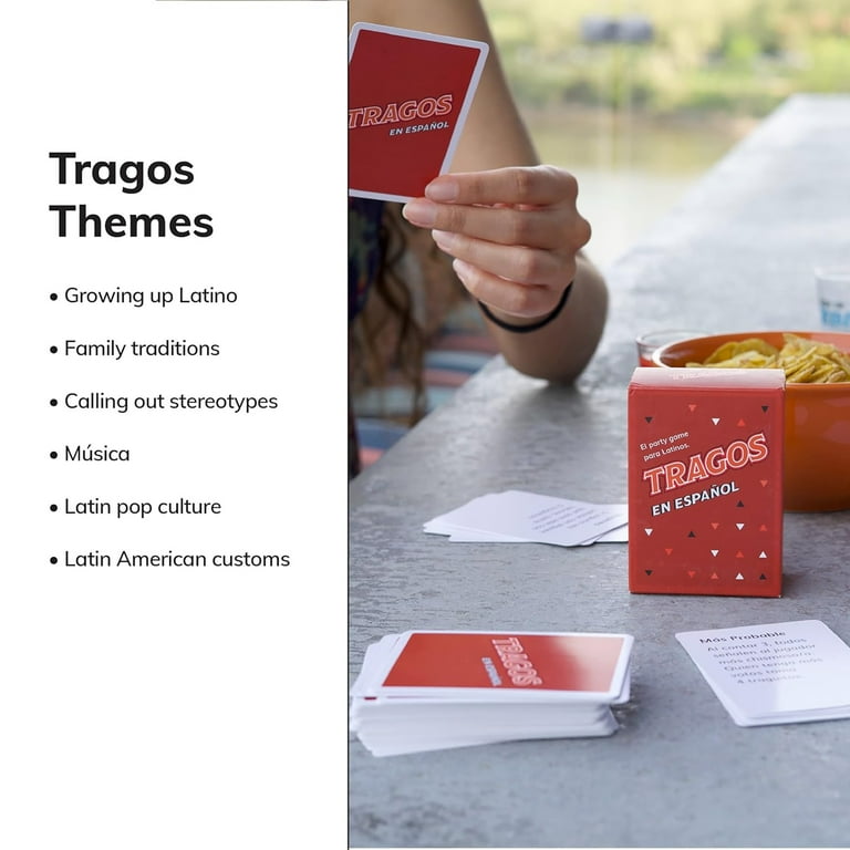 Tragos Original en Español - Spanglish Card Game for Latinos