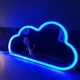 thumbnail image 4 of Neon Cartoon Cloud Sign Light USB Batería Arte Lámpara colgante Azul, 4 of 9