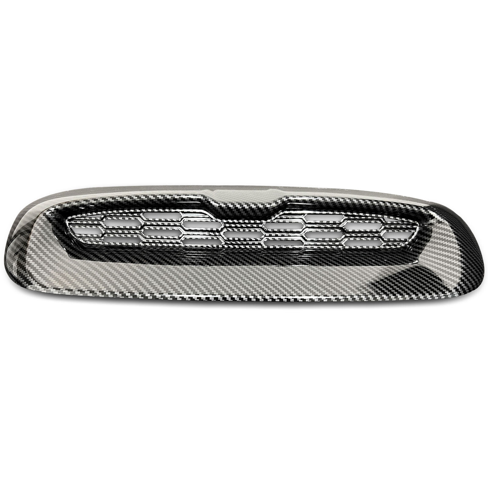 ECOTRIC Hood Scoop Compatible with 2007-2013 Mini Cooper S R55 R56 R57 R58  R59 Air Intake Vent Carbon Fiber Printing 