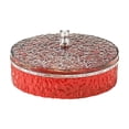 thumbnail image 2 of HongHeng Divided Serving Tray with Lid Snackle Box Charcuterie Container Portable Snack Platters for Candy, Fruits, Nuts, Snacks, for Parties, Entertaining, Picnic, 2 of 7