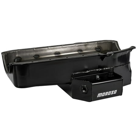 Moroso 21811 Road Race Oil Pan - Steel - 7 Quart Capacity - 7.000" Sump Depth