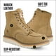 thumbnail image 3 of Boot Carhartt, piel nobuc de coyote, 6 moc, puntera, cuña, para hombre, 3 of 6