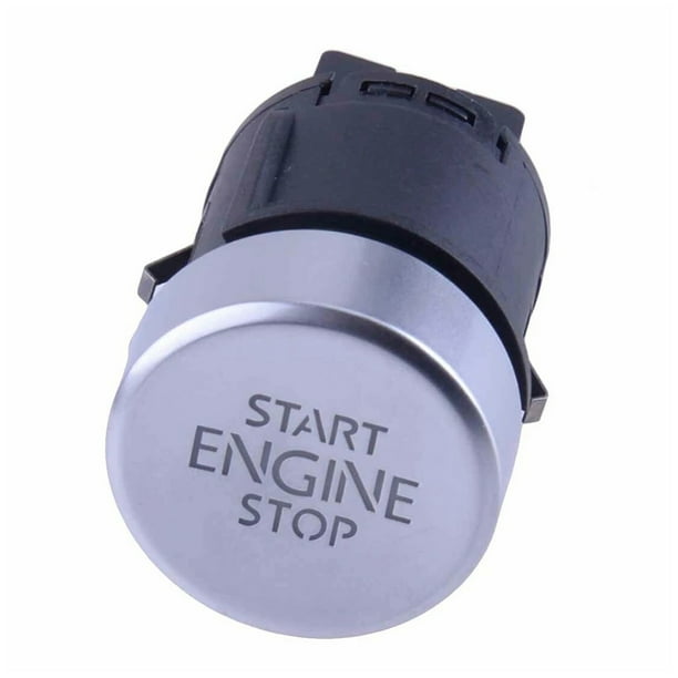 Scienceny Interruptor de parada regulador botones botón controlador encendido arranque interruptores accesorios reemplazo para 2012 2018 Q3 Paneles de instrumentos para automóviles