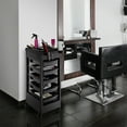 Saloniture Beauty Salon Rolling Trolley Cart With 5 Drawers