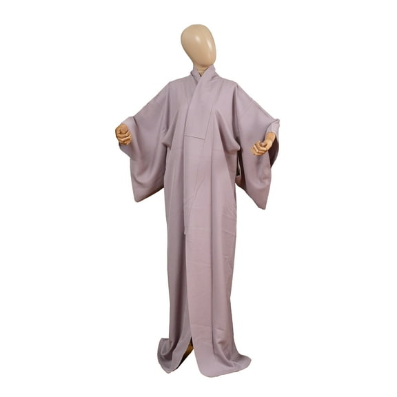 DEAR VANILLA Authentic Traditional Japanese Tango Chirimen Silk Iromuji Kimono for Women Robe Made in Japan KMC-0081