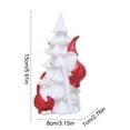 thumbnail image 3 of Christmas Tree Tabletop Decorations,Small Christmas Tree With Lights Santa Claus Desktop Lighted Tree Figurine Ornaments Battery Operated for Holiday Home Office Decoration Gift Ornaments, 3 of 7