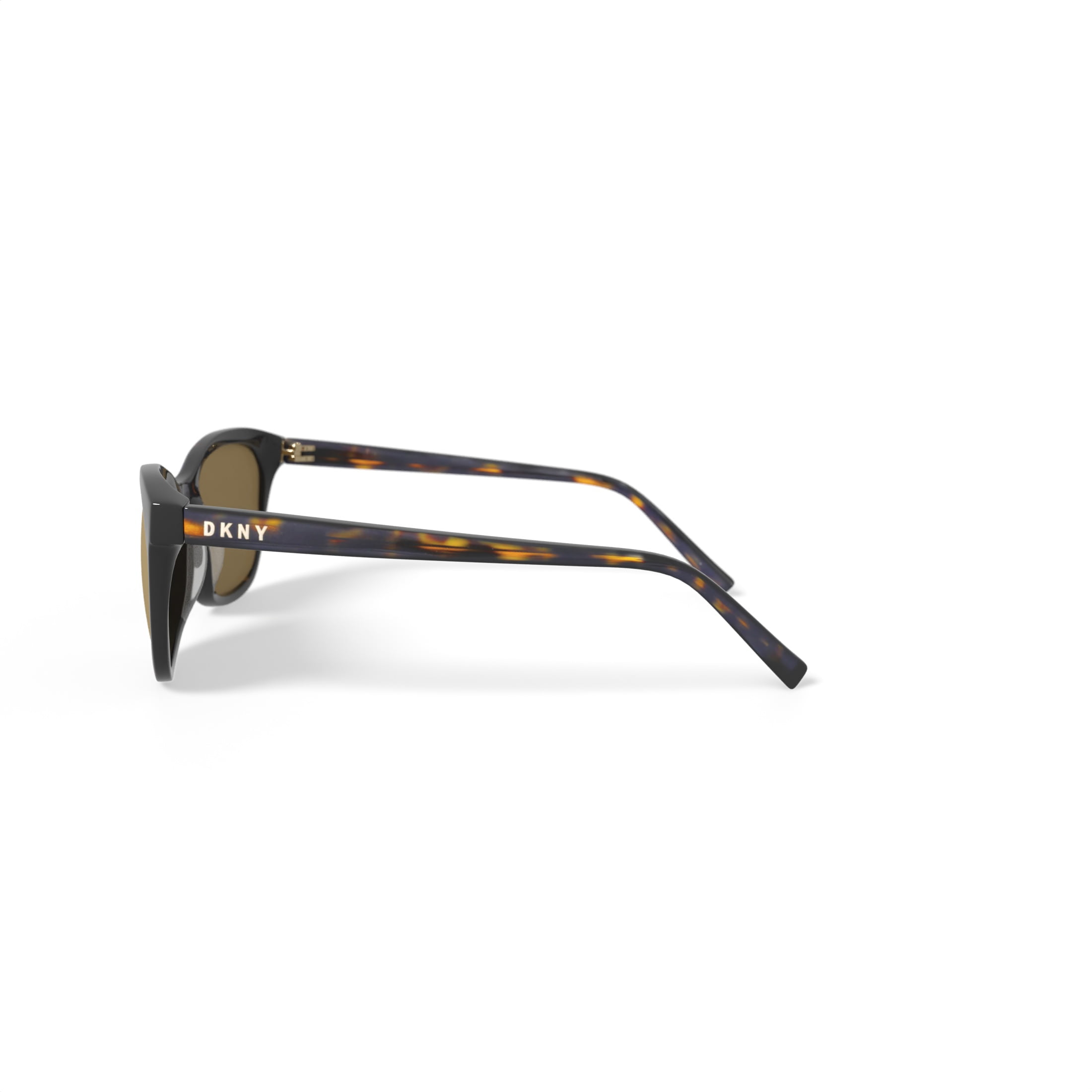 DKNY Women's Rx'able Fashion Sunglasses, DK502SG, Dark Tortoise, 53-19-135, with Case