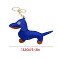 thumbnail image 5 of Giaone Mini Dachshund Dog Keychain Cute PU Keyring Hanging Ornament, 5 of 20