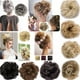 Véritable Naturel Frisé Bun Morceau de Cheveux Scrunchie Extensions de Cheveux Que l'Homme – image 1 sur 5