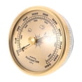 thumbnail image 1 of SEWACC 1Pcs Dial Design Barometer Metal Golden for Wind Measurement Device General Users, 1 of 8