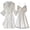 White, variant on Women's Pajamas Silk Home Clothing Two Piece Set able And Comfortable Lace Lace Pajama Set Nightgown Sleepwear