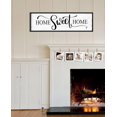 thumbnail image 2 of CDDposter Home Sweet Home Signs Wall Decor:Modern Farmhouse Rustic Wall Signs 12" x 40",Master Bedroom Signs Wall Decor Above Bed Framed Hanging Plaques Family Signs Home Decorative for Living Room, 2 of 4