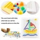 thumbnail image 5 of 296pcs Jigsaw Puzzle Mix Colour Mushroom Nails Pegboard Educational Building Bricks Creative Diy Mosaic Toys 3d Games For Kids Children, 5 of 5