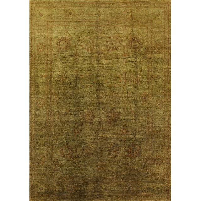 Ahgly Company Tapis d'Intérieur Rectangle du Milieu du Siècle Moderne Brun Bronze Foncé, 2' x 5'