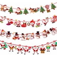 thumbnail image 2 of Guirnalda de pancartas navideñas, decoración navideña para el hogar, adornos para árboles de Navidad 2024, regalos, Navidad Noel, feliz año nuevo 2025, 2 of 5